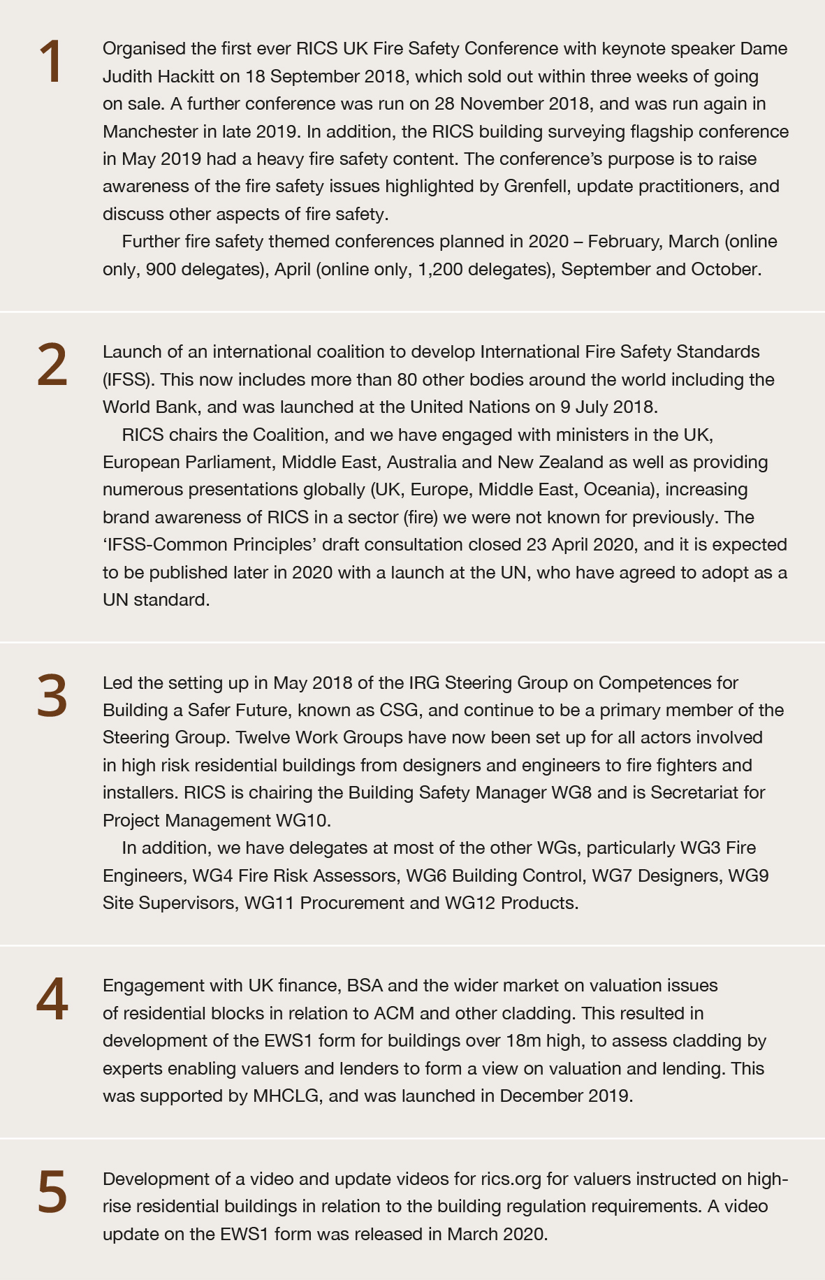 A fire safety review Journals RICS